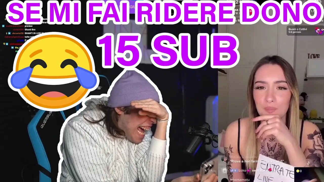 GRENBAUD PROVA A FAR RIDERE UNA RAGAZZA SU TIK TOK😂