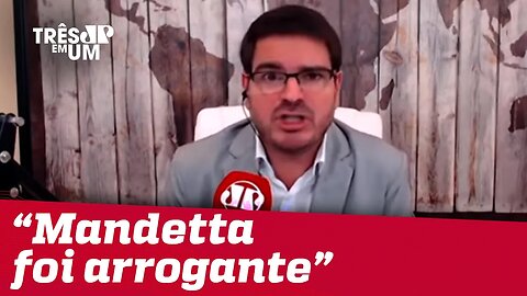 #RodrigoConstantino: Mandetta foi arrogante ao falar de ciência
