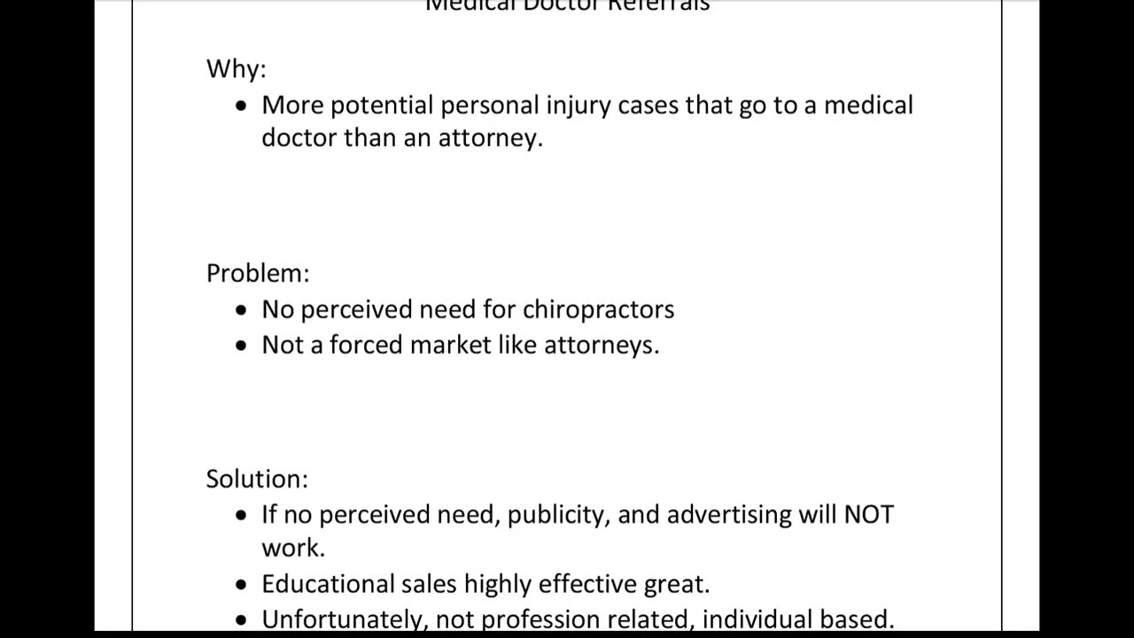 How Chiropractors Create Personal Injury Medical Doctor Referrals