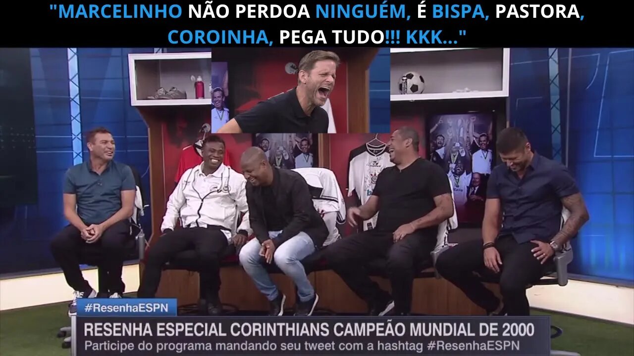 VAMPETA QUASE MATA O APRESENTADOR DE TANTO RIR| RESENHA ESPN 20 ANOS MUNDIAL DO CORINTHIANS