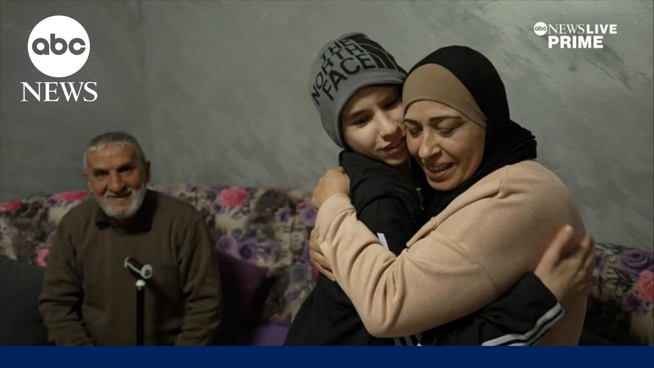 Palestinians freed under Israel-Hamas truce agreement thrilled to be home