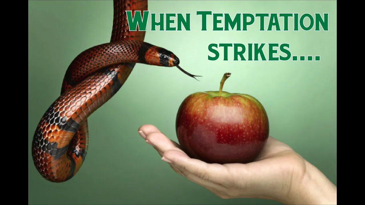 When temptation strikes, what do you do? Matthew 4:1-11