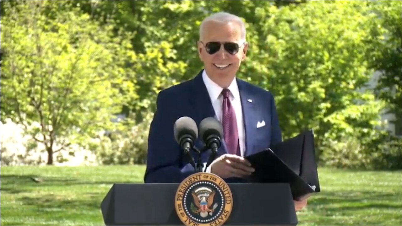 Biden Has Idiotic Explanation for Wearing His Mask Outside, Contrary to CDC Guidance