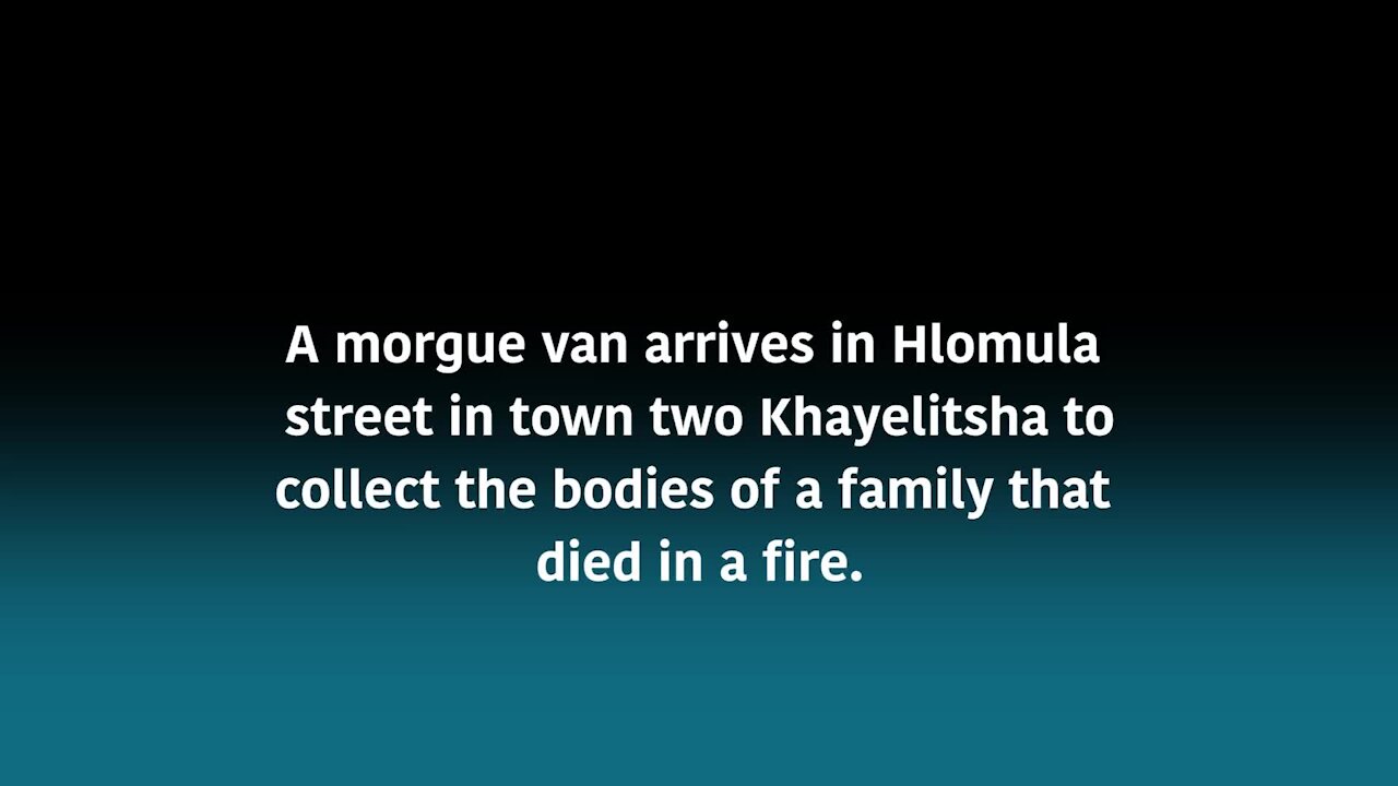 South Africa Cape Town - Three children died in a fire (video) (74D)