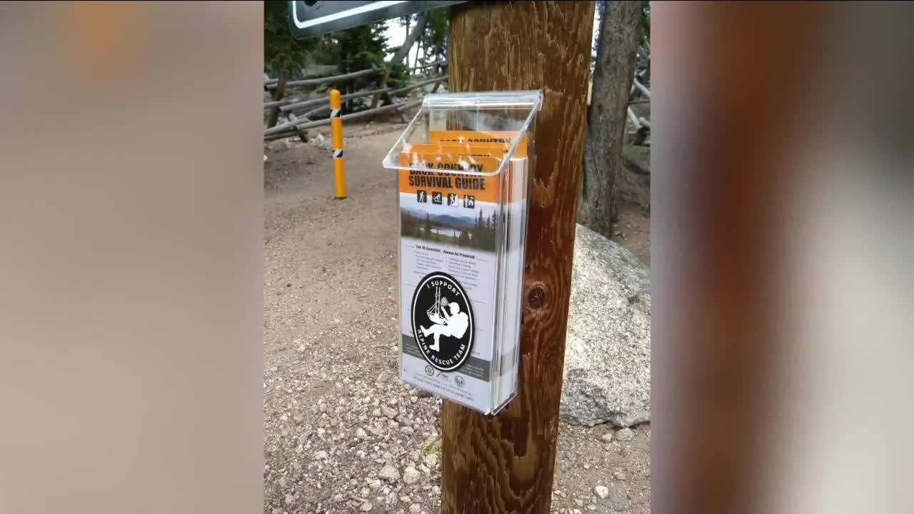 Alpine Rescue Teams adding safety cards at more trailheads