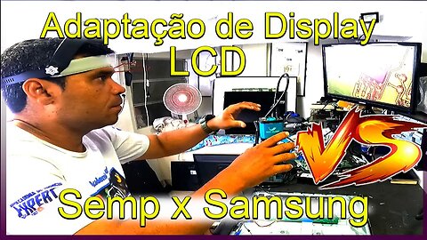 Adaptação display lcd semp