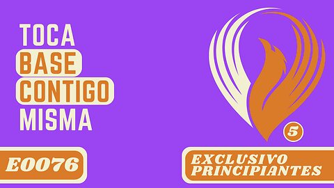 E0076 TOCA BASE CONTIGO MISMA