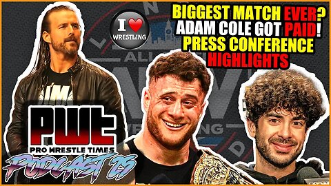 MJF in BIGGEST MATCH EVER? Adam Cole GOT PAID! AEW ALL IN: London Media Scrum