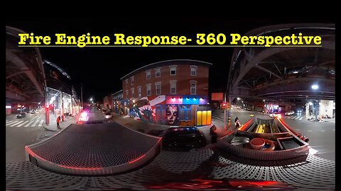 Look Everywhere in Kensington, Philly on top of a Fire Engine, You drag!! 4k / 360