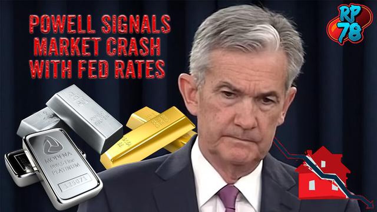 POWELL'S RATE HIKES WILL BRING ABOUT HISTORIC MARKET CRASH - GOLD, SILVER & PLATINUM ALL SHORT