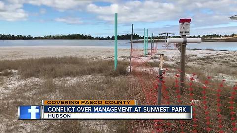 Pasco's SunWest Park could soon be handed back over to the county after concerns over conditions