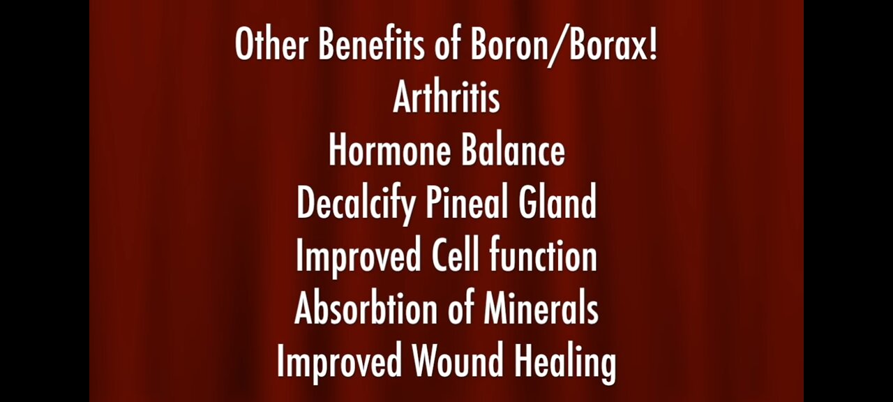 How To Detox your Blood From Fluoride with Boron, click on the description box