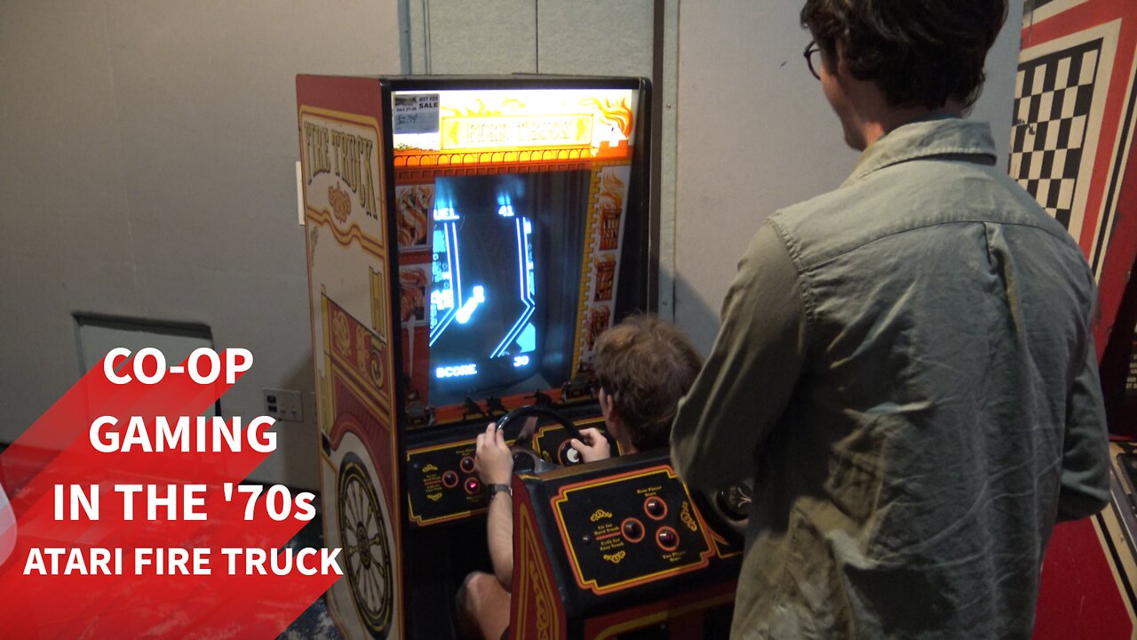 One Of The First Co-Op Video Games: Atari's Fire Truck (1978)