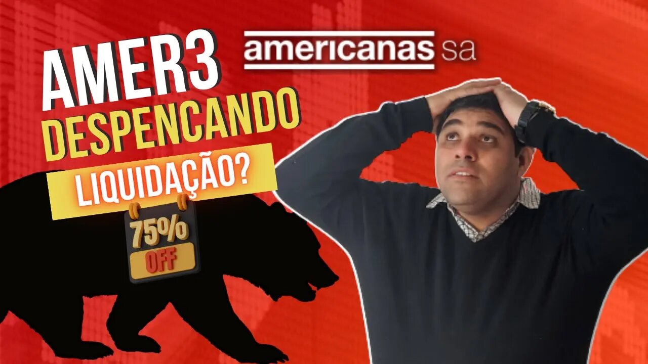 CRISE EM AMERICANAS! O QUE FAZER COM AMER3 EM QUEDA?