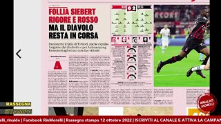 Furti e disperazione, la serata nera di Milan e Juventus. Rassegna Stampa ep.149 | 12.10.22