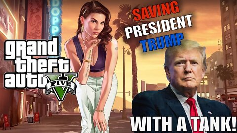 GTA5: The Last MAGA Supporter must save President Trump 2024 (Parody)