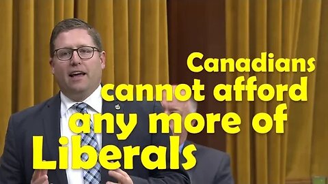 Canadians cannot afford any more of the Liberal government