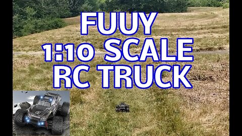 FUUY 1:10 Scale RC 4WD Truck - Demo and walkthrough - Pretty fast and fun