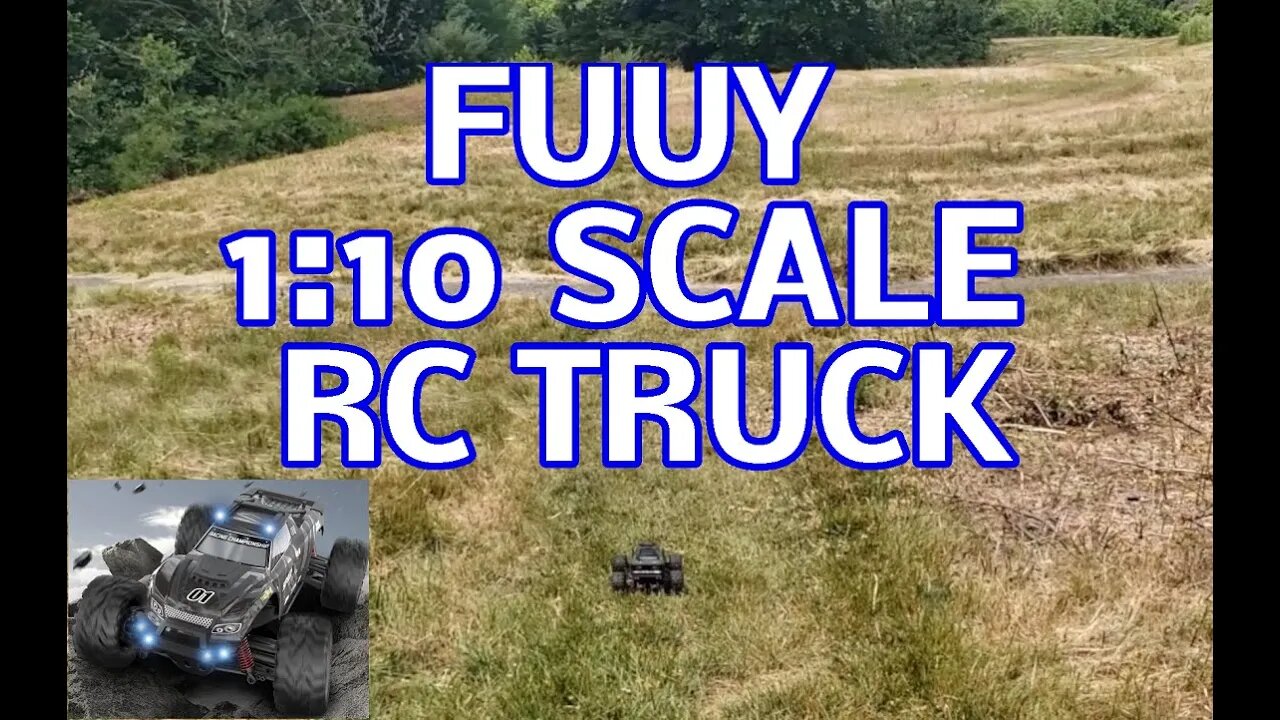 FUUY 1:10 Scale RC 4WD Truck - Demo and walkthrough - Pretty fast and fun