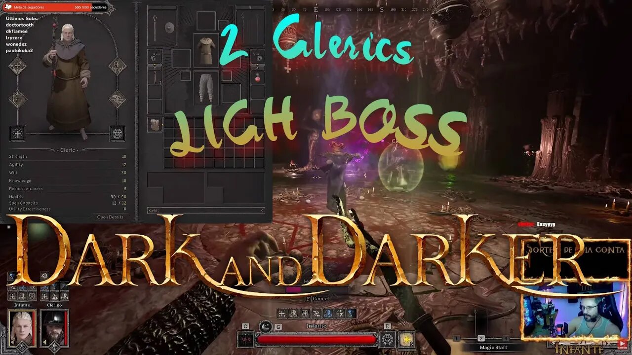 Boss Lich no Dark and Darker 2 Clerics gray and easy