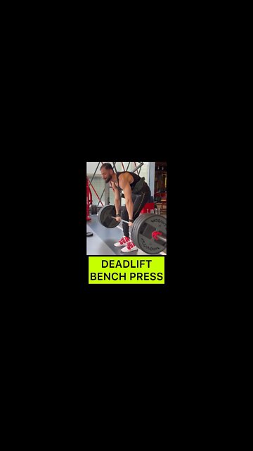 180KG DEADLIFT 100KG BENCH PRESS #shorts
