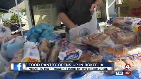 Food pantry opens up in Bokeelia to help with water crisis