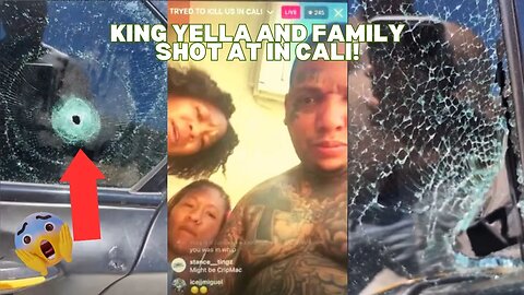 King Yella gets SH0T at by Mexicans in California‼️😮🙏🏾