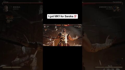 I got MK1 for Baraka #mortalkombat