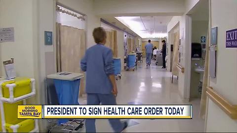 Previewing health order, Trump vows 'great, great' insurance