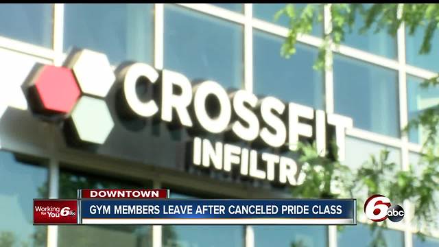 Indy gym cancels PRIDE workout class