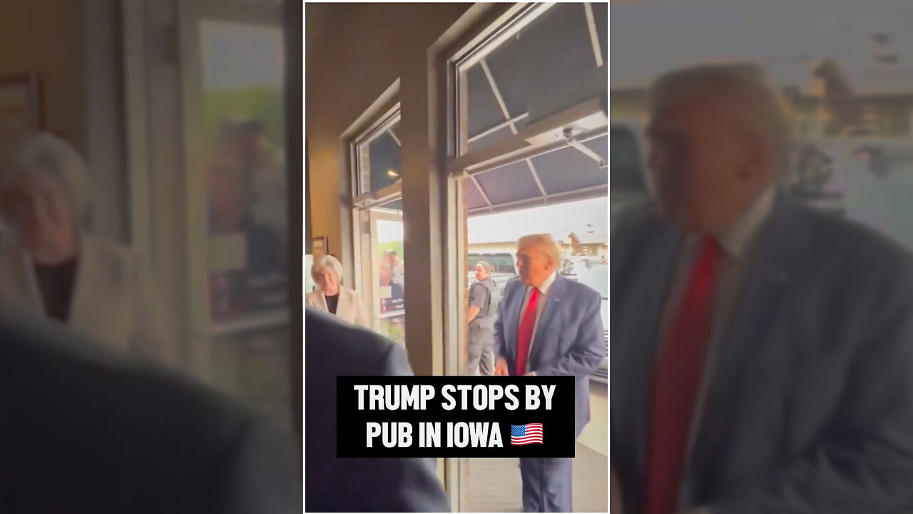 Donald Trump Stops By At a Pub In Iowa, Gets Massive Respect & Support