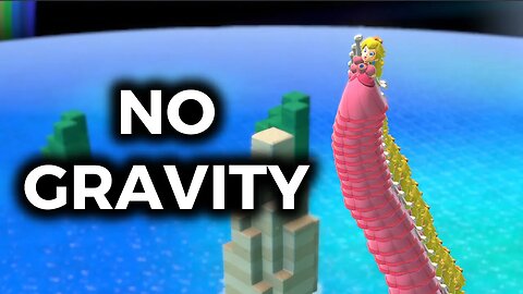 Super Mario 3D World but NO GRAVITY - Peach