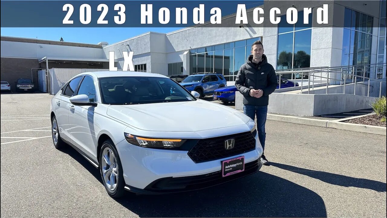 All New 2023 Honda Accord LX. I love it! 🔥