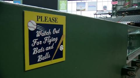 Brewers: fans be aware of dangerous foul ball