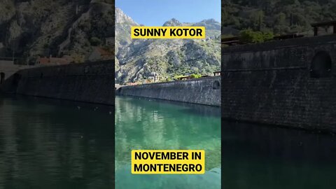 Sunshine in November 😍#kotor #budva #montenegro #realestate #digitalnomad #expat #foryou #fyp