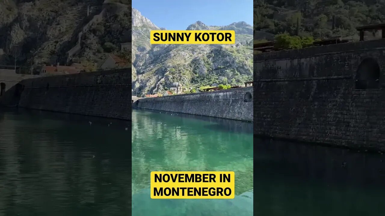 Sunshine in November 😍#kotor #budva #montenegro #realestate #digitalnomad #expat #foryou #fyp