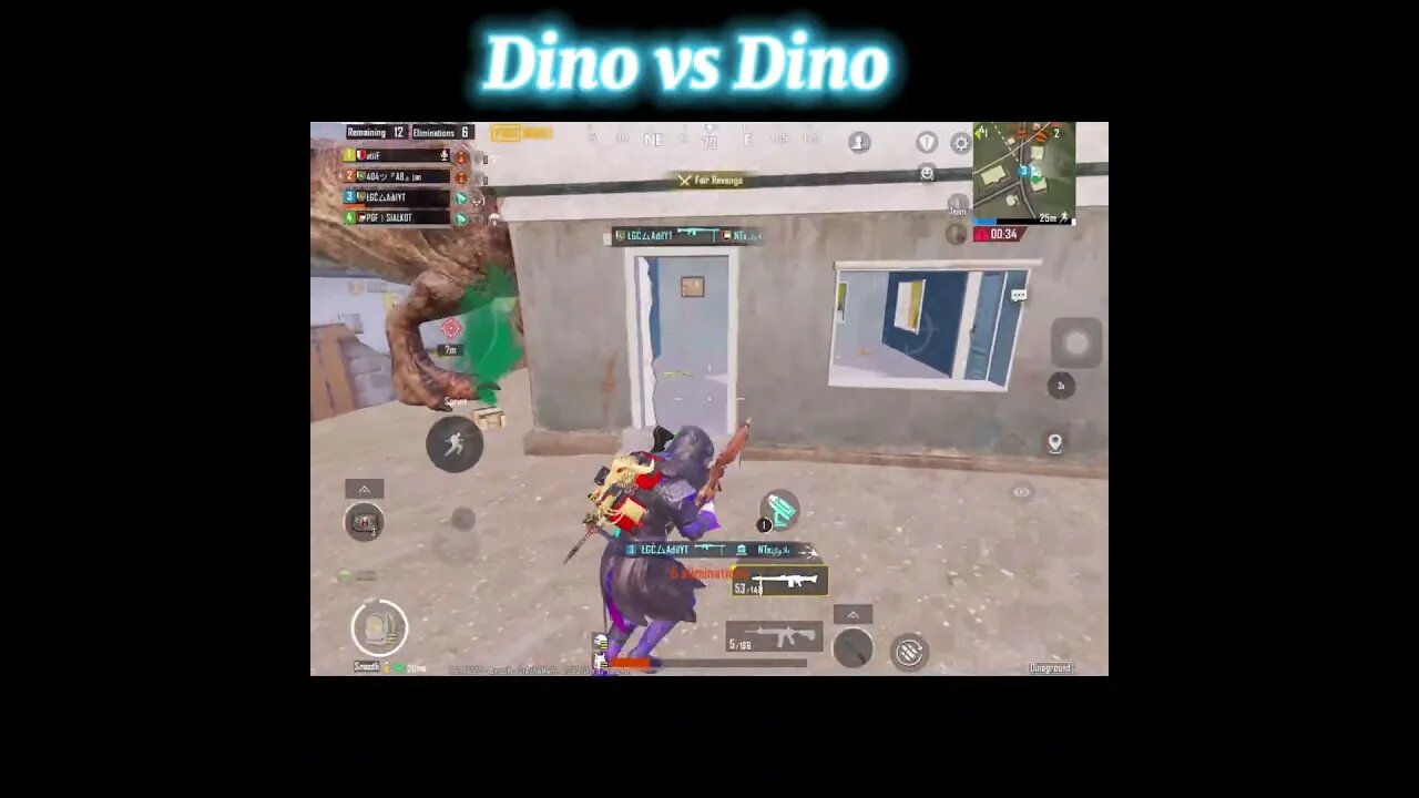 Dino Vs Dino#lgcadilyt #shorts #pubgmobile #youtubeshorts