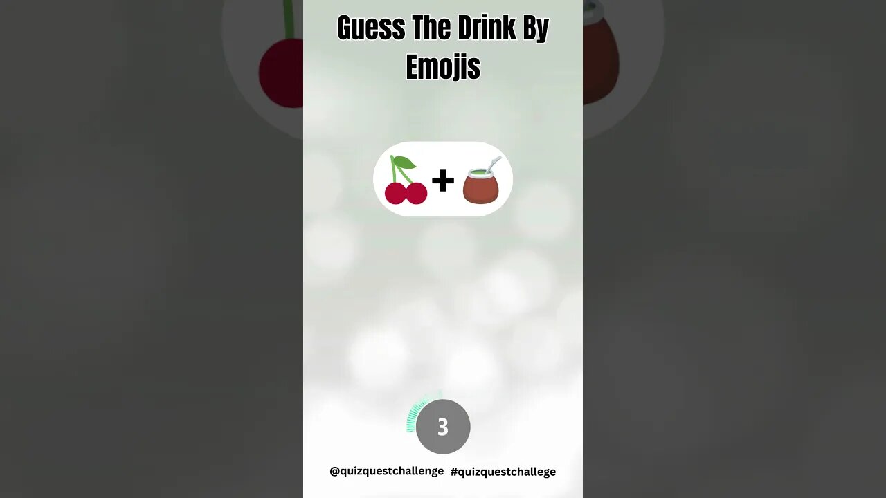 Guess the Drink by Emojis #shorts