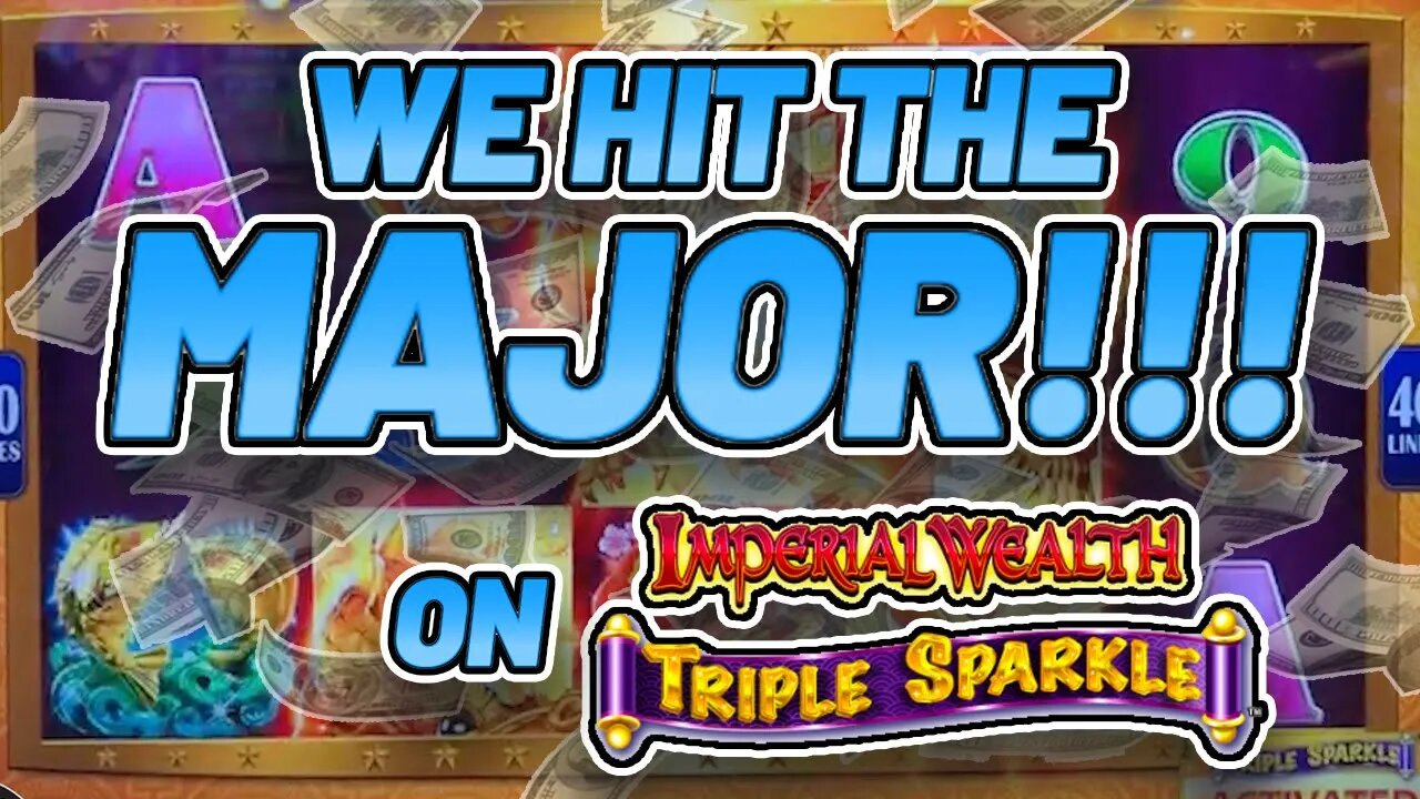 HIGH LIMIT TRIPLE SPARKLE SLOTS GAVE ME THE MAJOR JACKPOT!!!!