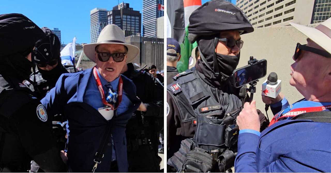 BREAKING: Toronto Police just arrested our reporter David Menzies AGAIN