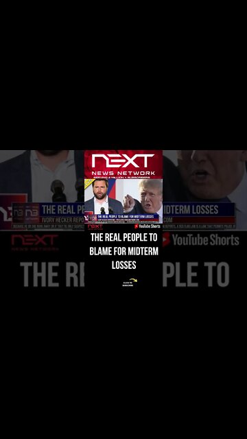 THE REAL PEOPLE TO BLAME FOR MIDTERM LOSSES #shorts