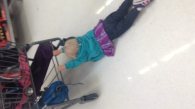 "Little Girl is Tired of Shopping"