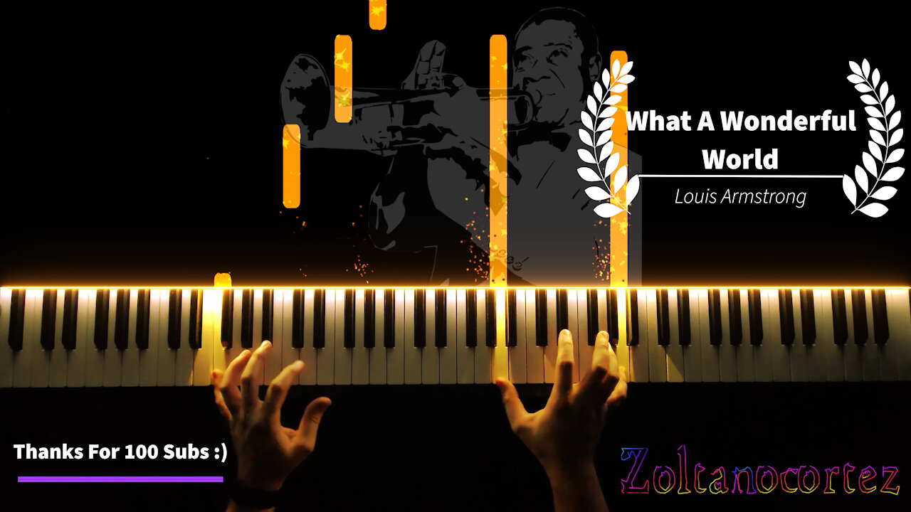 What A Wonderful World - Louis Armstrong (piano cover)