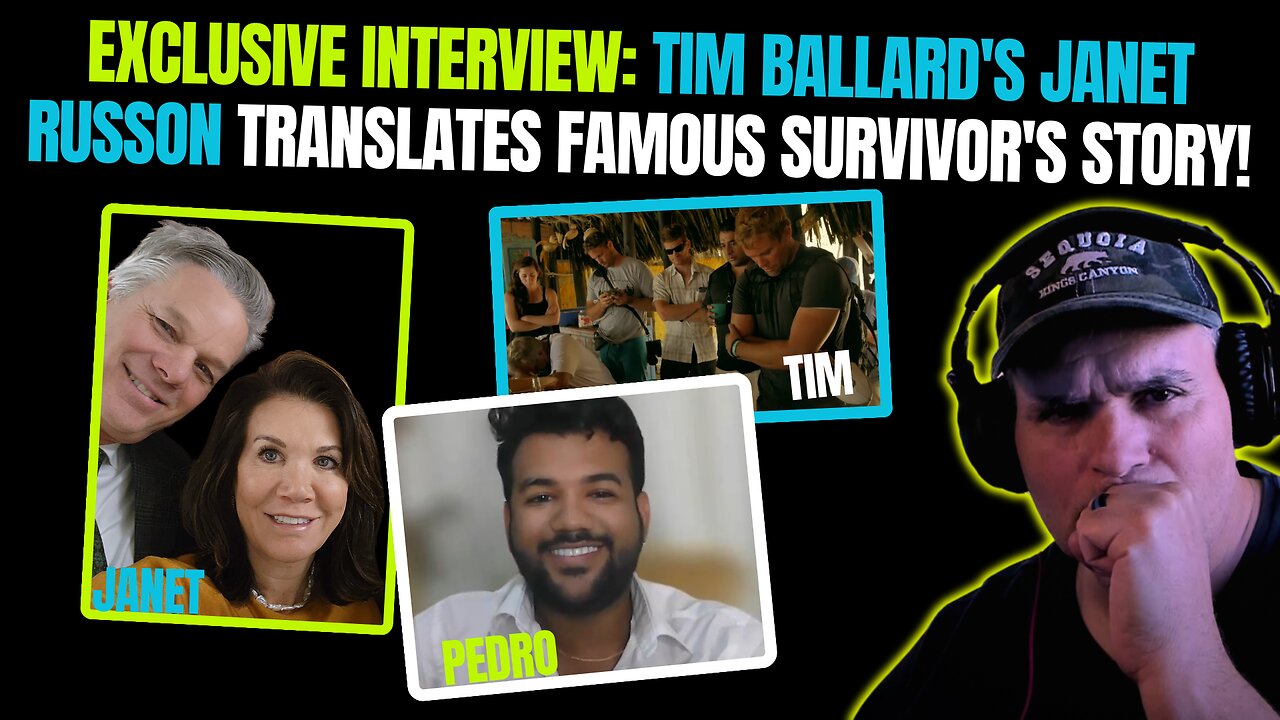 EXCLUSIVE INTERVIEW: TIM BALLARD'S JANET RUSSON translates Famous SURVIVOR'S STORY | The REAL SIMBA!