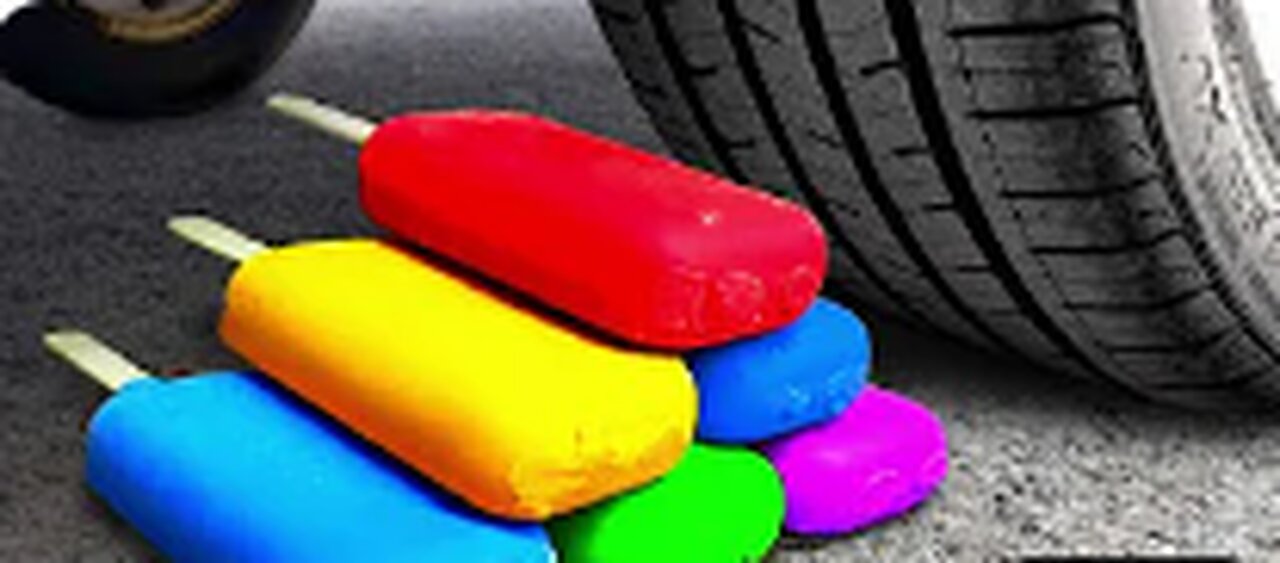 Crushing Crunchy & Soft Things by Car! ASMR - Ice Cream, Toothpaste Balloons, Toys and More!