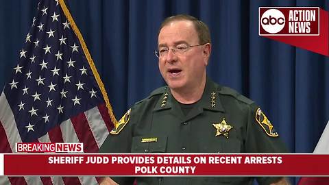 Sheriff Grady Judd provides details about arrest of suspect after Winter Haven woman was shot for "no reason," left for dead