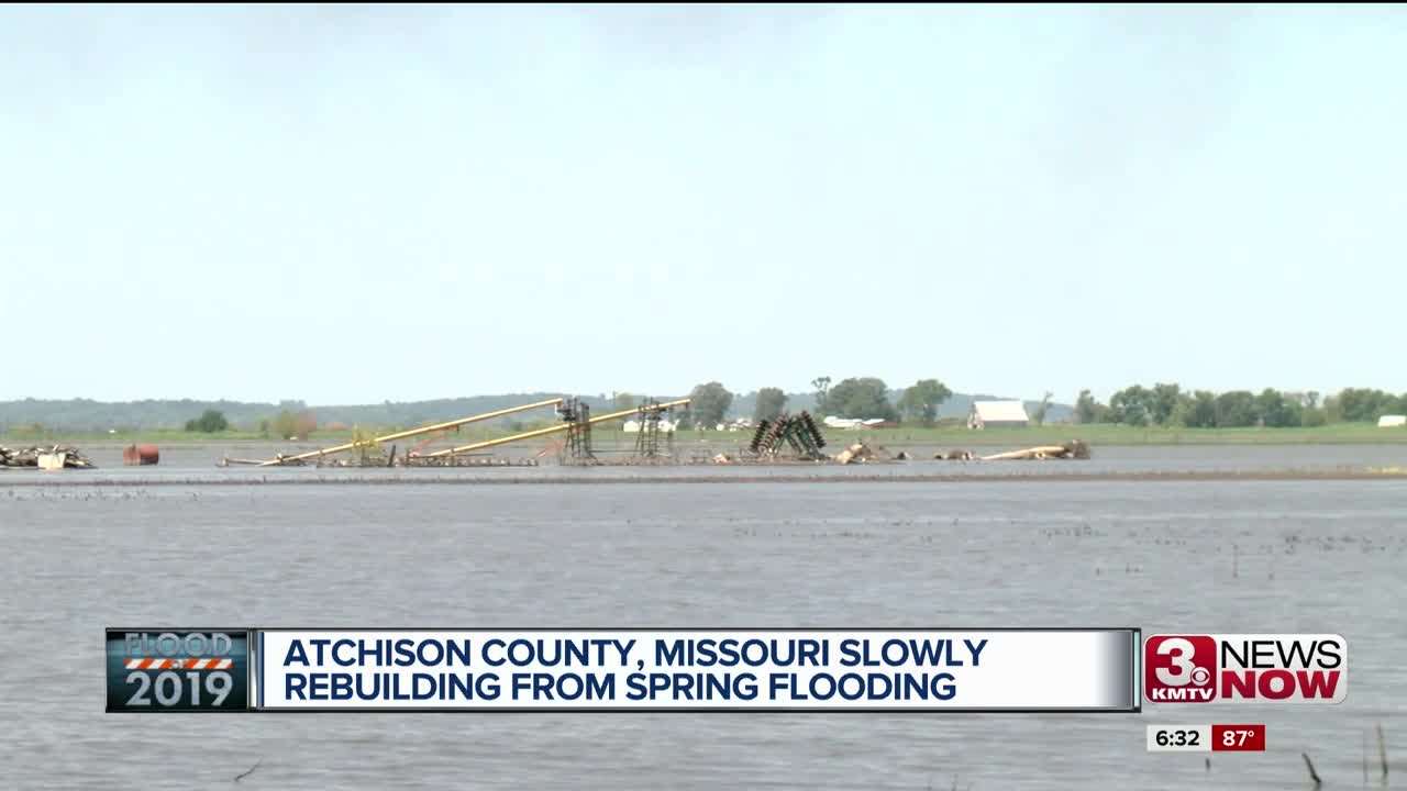 Atchison County, MO slowly rebuilding from spring flooding