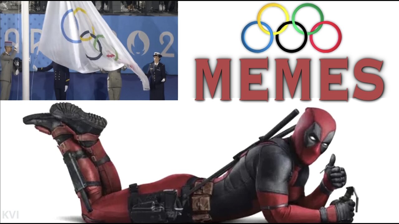 CLOWN with DEADPOOL, Biden and the upside-down OLYMPICS in MEMES