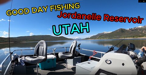 Good fishing on Jordanelle Reservoir Utah