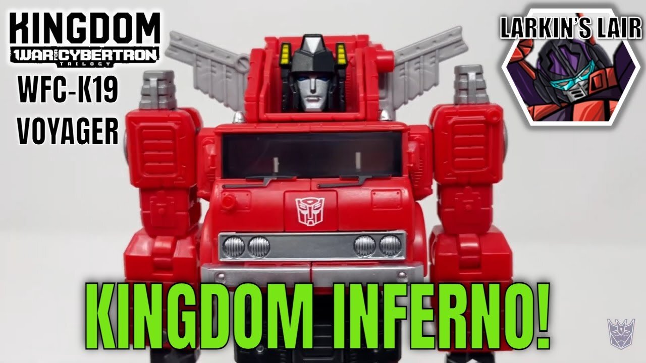 Transformers Kingdom Voyager Inferno Review WFC-K19 (Retail Release), Larkin's Lair